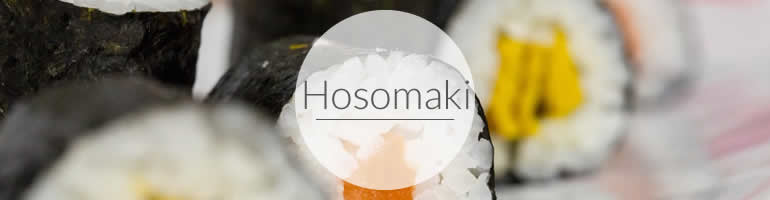 hosomaki - sushi dizionario